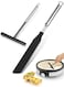 Crepe Spreader and Spatula Set Pancake Making Tools Crepe Pan Maker Batter Spreader Spatula Cake Turner Kitchen Utensils Stainless Steel Crepe Spreader Tool