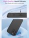 Case for Honor 200 Lite 5G 2024, Liquid Gel Rubber Bumper Case with Soft Microfiber Lining Cushion Slim Hard Shell Shockproof Protective Cover for Honor 200 Lite 5G (Black)