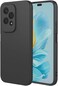 Case for Honor 200 Lite 5G 2024, Liquid Gel Rubber Bumper Case with Soft Microfiber Lining Cushion Slim Hard Shell Shockproof Protective Cover for Honor 200 Lite 5G (Black)