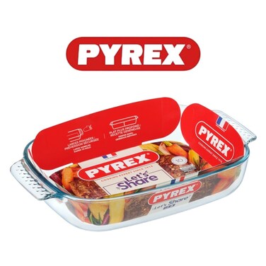 Pyrex Classic 700ml Rectangular Mini Roaster - Ideal for Small Bakes, Gratin &amp; Roasting