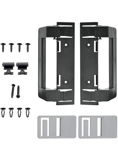 TERRIFI 2 Pack RV Refrigerator Door Latch, Black Door Handle Holder Grip, Standard Door Handle Combo-6/8, Fits Amii DM2672, DM2682, DM2872, DM2882 Refrigerators