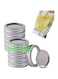 FZCWAHJK Jar Lids and Rings Small Regular Mouth is Suitable for Mason Canning,Narrow Reusable Airtight Fermenting Bulk Can Lids and Bands is Rust Proof,Split Type Leak Proof and Secure Caps Set of 12