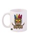 Video Game Crash Printed Mug White/Red/Green 12ounce