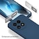 Case for OnePlus 13 5G, Liquid Gel Rubber Bumper Case with Soft Microfiber Lining Cushion Slim Shockproof Protective with Camera Protection Cover for OnePlus 13 5G 2024 (Blue)