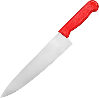 Master 10 Inch Stainless Steel Professional Chef Knife (Red)
