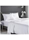 Xclusives King Bed Sheet Set White &acirc;&euro;&ldquo; 4 Piece Bedding Set, 270 &Atilde;&mdash; 260 cm, Soft Brushed Microfiber Bed Sheets, 40 cm Deep Pocket, Wrinkle &amp; Fade Resistant