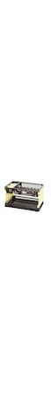 Esqube Titan 2-Layer Kitchen Dish Rack, Brown &amp; Cream Color