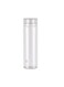 H2O Round Unbreakable Plastic Water Bottle Premium Edition   Lid is sealed by a silicone ring   Leak proof &amp; break-proof   1 Liter   Clear