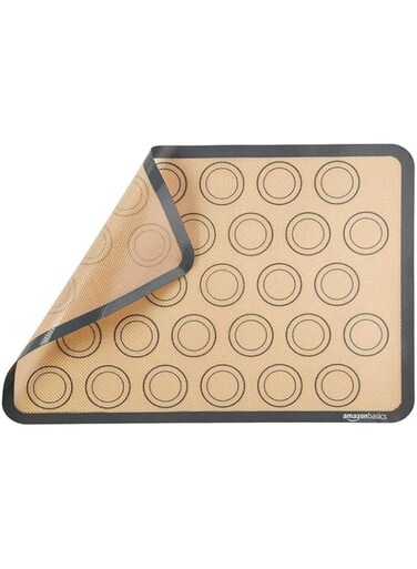 Oban 2Pcs Silicone Baking Mats-Non Stick Cookie Sheet Macaron Mat Liner for Bake Pans &amp; Rolling,Perfect Bakeware For Bread Making Pastry Cake Brioche Pizza-Thick/Large/BPA Free