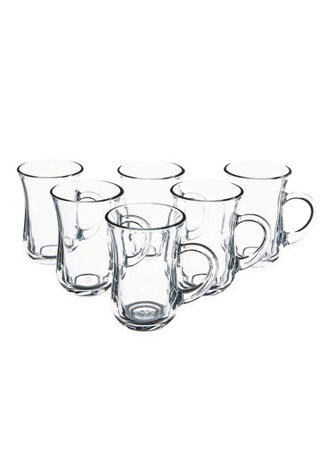 6-Piece Keyif Tea Glass Set Clear