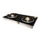 First1 Deluxe Gas Stove FGT 546GD, Black and Silver, 2 Burners