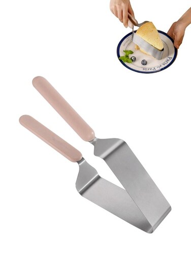 Triangle Cake Cutter&iuml;&frac14;&OElig;Stainless Steel Pastry Slicer