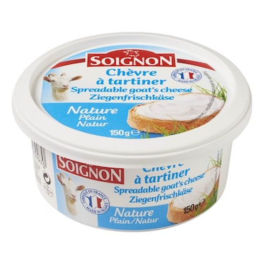 Soignon Plain Nature Spread Goat Cheese, 150g