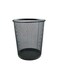Partner Metal Mesh Waste Bin Round Large Black
