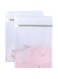 2Pcs Mesh Laundry Bags for Delicates with Premium Zipper，Washing Machine Reusable Laundry Wash Bags，Travel Storage Organize Bag, Clothing Washing Bags for Laundry，Blouse, Bra，Hosiery，Stocking，Underwea
