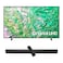 Samsung 55-Inch Crystal UHD DU8000 4K Smart Tv HDR 10+, Dynamic Crystal Color, AirSlim Design With 2.0 Channel Soundbar 30W, HDMI ARC, Bluetooth, USB, MP3, FM Station