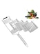 Handheld Grater with 4 Adjustable Stainless Steel Blades - Ideal for Slicing Vegetables, Fruits, Nuts, Chocolate, and Lemons - Essential Kitchen Tool for Every Home Cook.