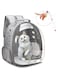 TOMVAES Cat Backpack Carrier Bubble,Pet Carrier Backpack, Airline-Approved, Cats and Puppies Ventilate Transparent Capsule Backpack, Designed for Travel, Walking, Hiking and Outdoor Use(Grey)