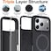 Silicone iPhone 17 Pro Max White Luxury Magnetic Compatible for iPhone Series &ndash; Shockproof, Slim Fit, Soft-Touch Protective Cover with Magnetic Wireless Charging Support