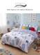 Home Single Size 4-Piece set (1 Duvet cover - 160*210cm.1 Fitted sheet - 100*200+30cm. 2 Pillow cases - 50*75cm.). Bedding Set (No Filler Included) &acirc;&euro;&ldquo; Reversible Duvet Cover Set featuring a Charming Leaf Design. Suitable for kids bedroom for single size bed