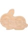 Tazweeq Wood Bead Board,Bunny Rabbit Shaped Bracelet Display Tray Jewelry Plate Beaded Storage Holder Bangle Organizer Trinket Dish for Home Shop Easter Party