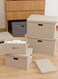 Cotton Linen Folding Storage Boxes With Lids Decorate The Handle Storage Box With Lid Environmental Protection Durable Fabric Storage For Bedroom Living Room&iuml;&frac14;&circ;off-white&iuml;&frac14;&OElig;44*29*30cm&iuml;&frac14;&permil;