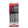 Uni-ball Eye Micro Liquid Ink Rollerball Pen Wallet 5 PCS