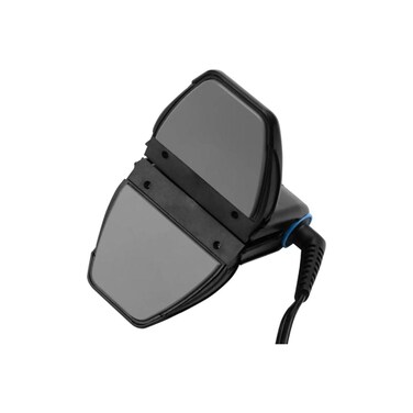 Foldable mini steam iron&mdash;portable, powerful wrinkle remover for travel or home.