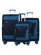 PARAJOHN  Hyper Trek 3 Pieces Set 8 Wheels Soft Luggage - Navy