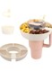 snack bowl with handle - Reusable silicone snack tray