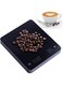 Excefore Digital Coffee Scale with Timer, 3kg/0.1g High Precision Pour Over Drip Espresso Scale, Drip Coffee Scale with Touch Sensor Operation and Backlight LCD Display (Classic Black)
