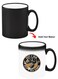 Color Changing Heat Sensitive Ceramic Mug, Image Revealed When HOT Liquid is Added! Old school