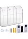 yeemeen Acrylic Remote Control Organiser, Transparent Acrylic Remote Control Portable Storage Organizer, Remote Control Holder Wall Storage Box
