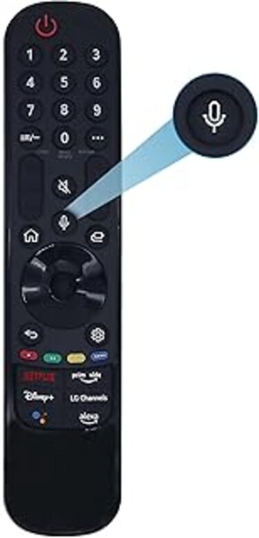 Riry LG Magic Remote AN-MR22GA Replacement Remote Control for LG Smart TV AKB76039902 with Voice and Pointer Function,Compatible for 2022-2017 LG TVs,4K,8K,OLED,QNED,NANOCell etc.