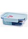 LocknLock Clear Glass Rectangular 630ml Mint - Durable, Airtight, Heat-Resistant Food Storage Container