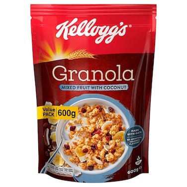 Kellogg's Granola Mixed Fruit with Coconut, 600g