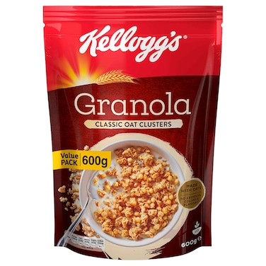 كيلوجز جرانولا كلاسيك قطع الشوفان، 600 غرام