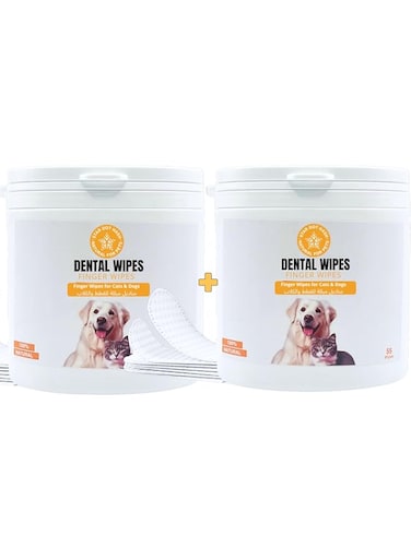 Premium Pet Dental Wipes (110 Pieces)