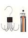 Belt &amp; Accessory Hanger - Wooden Base with Stainless Steel Hooks   Space-Saving Closet Organizer for Belts, Ties, Scarves, Bras, Vests   Multi-Functional Wardrobe Storage Solution   Modern Home Organization