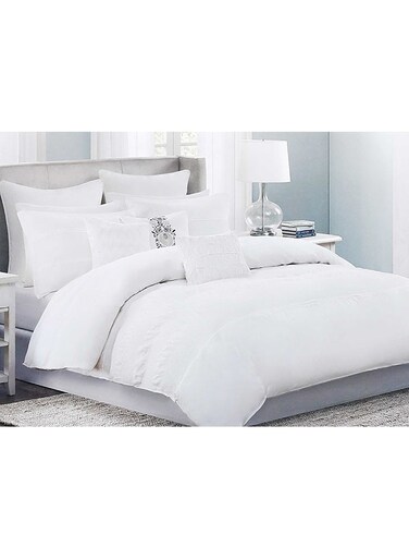 Quality All-Season Duvet Comforter Polyester White 160x220cm