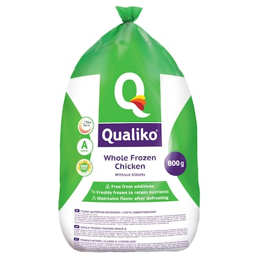 Qualiko Frozen Whole Chicken 800g