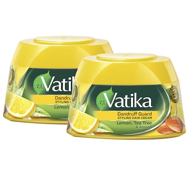 Dabur Vatika Naturals Hair Styling Cream Dandruff Guard 140ml Pack of 2
