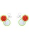 ALISSA 2Pcs Kiwi Chain With Mirror Cute Fruit Keyholder
