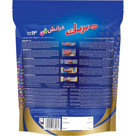 تيفاني بريك كرانش فن لوح رقائق  مقرمش بخليط الشوكولاته 313.5 غرام