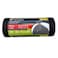 Carrefour Biodegradable Garbage Bags Black Medium 50 Gallon, 20 Bags