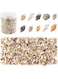 TERRIFI Shell Bead, Tiny Sea Shells, Ocean Beach Spiral Seashells, Craft Charms for Home Decorations Beach Theme Party Candle Making Jewllery DIY Crafts Fish Tank and Vase Filler(2000 Pcs)