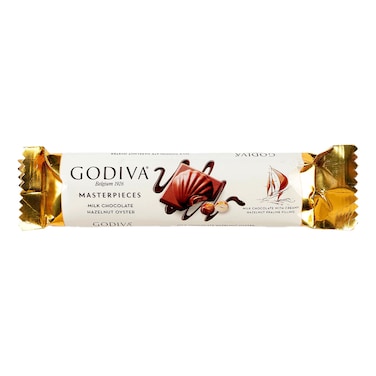 Godiva Hazelnut Milk Chocolate Bar, 30g