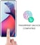 Muzz Tempered Glass Screen Protector for Motorola Edge 50 Pro, 6.7 Inch, Pack of 1, Full Adhesive, Curved, Case Friendly (UV Clear)