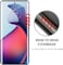 Muzz Tempered Glass Screen Protector for Motorola Edge 50 Pro, 6.7 Inch, Pack of 1, Full Adhesive, Curved, Case Friendly (UV Clear)