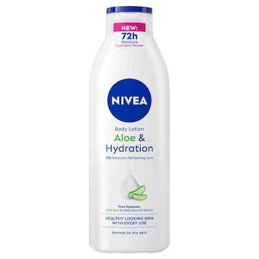 NIVEA Body Lotion, Normal to Dry Skin, Aloe &amp; Hydration, 250ml